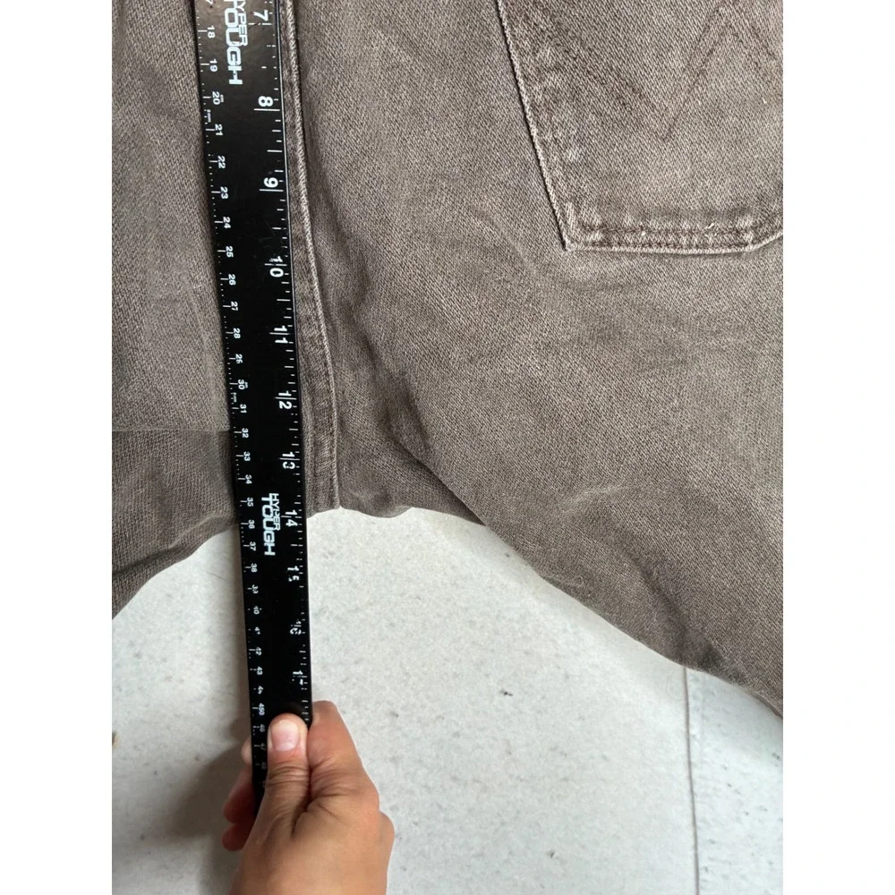 Vintage Wrangler 13MWZTN Brown‎ Jeans Mens 32x33 Distressed Made in USA Workwear